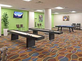 A 6,240 sq. Ft. Community center available 24/7 for resident use